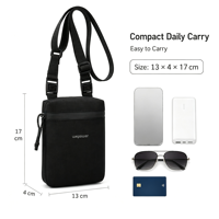 Nouveau sac bandoulière en nylon, sac de voyage imperméable pour l'extérieur, sac à bandoulière léger pour unisexe avec sangle réglable