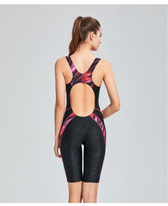 Baju Renang Wanita Profesional Ukuran <span class=keywords><strong>M</strong></span>-4XL Plus Size, Anti Air, Cepat Kering, Bahan Shark Skin, untuk Kompetisi - Product Image 5