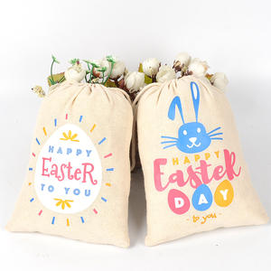 Oeuf de pâques sac cadeau Bundle fête décoration lin vacances stockage emballage Jute matériel sac - Product Image 2