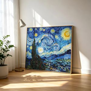 Kit di Pittura Digitale Fai-da-Te 'Notte Stellata' di <span class=keywords><strong>Van</strong></span> <span class=keywords><strong>Gogh</strong></span> per Decorazione Murale Domestica - Product Image 2