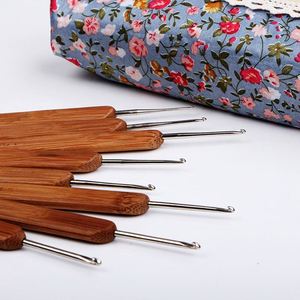 Manufacture Simple Style Bamboo Wood Handle Knitting Needle and <b>Crochet</b> <b>Hook</b> 0.5mm-6mm for Basic and Advanced Needlework - Product Image 3