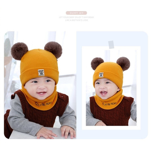 <span class=keywords><strong>Bonnet</strong></span> à pompons <span class=keywords><strong>pour</strong></span> garçon et fille, <span class=keywords><strong>bonnet</strong></span> d'hiver, écharpe tricotée chaude, <span class=keywords><strong>bonnet</strong></span> à ourlet <span class=keywords><strong>en</strong></span> <span class=keywords><strong>laine</strong></span> <span class=keywords><strong>pour</strong></span> <span class=keywords><strong>nouveau</strong></span>-<span class=keywords><strong>né</strong></span> - Product Image 6