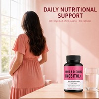 Capsules de soutien pour la santé des femmes - Complément multivitaminé à base de folate et de vitamine D3 pour la gestion de l'énergie et le soutien immunitaire