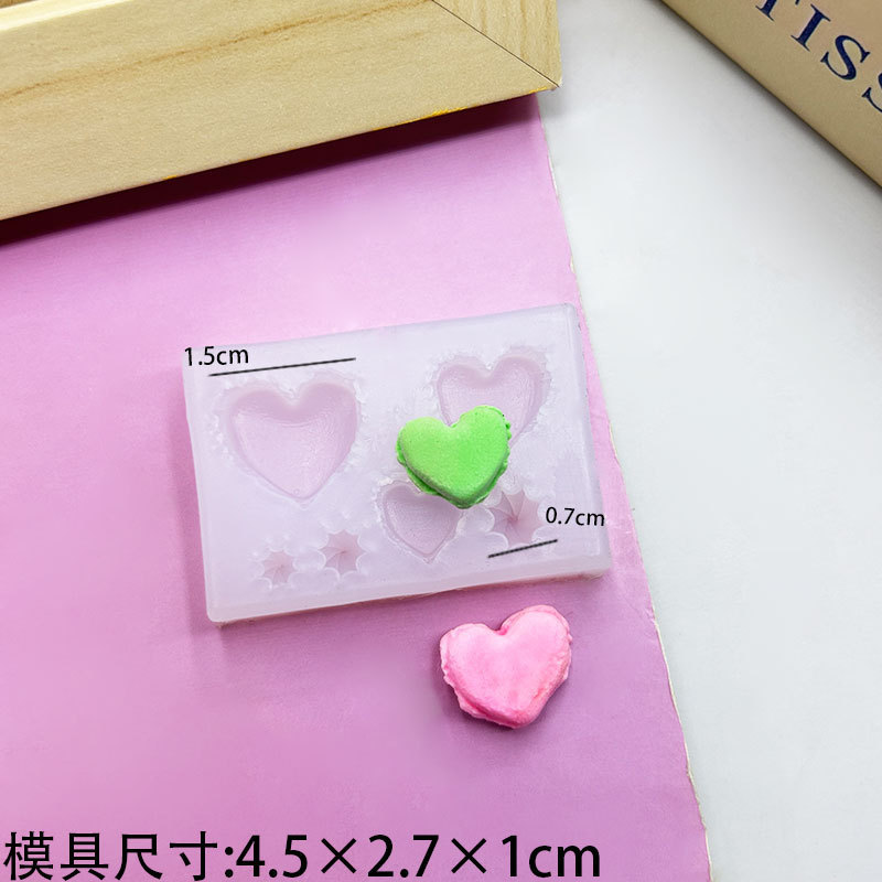 Heart-shaped protein candy mold