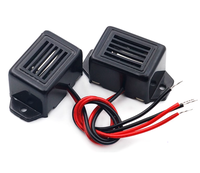 Buzzer mécanique solaire anti-parasites de 23 mm 450 Hz carré pour extérieur 1,2 1,5 3V 6V 9V 12V, répulsif contre les rats, fil de plomb, alarme de sécurité active
