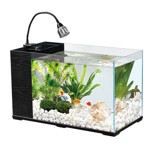 Aquarium en verre ultra-clair à angle droit avec filtre arrière, sans cadre, pour aquascaping, eaux douces et eaux salées - Product Image 2