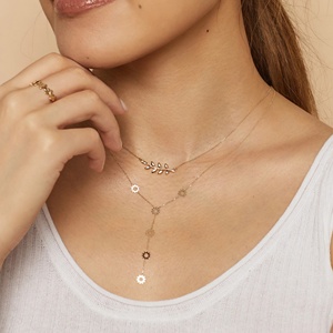 18K Gold Plated Brass Sunburst Pendant <strong>Necklace</strong> Multi Layer Custom Jewelry for Women Everyday <strong>Boho</strong> Style Gifts - Product Image 3