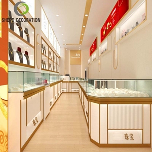 Design Personalizzato per Negozi, Vetrine Uniche in Legno per Gioielli, Espositori in Vetro per Vetrine di Gioielleria - Product Image 2