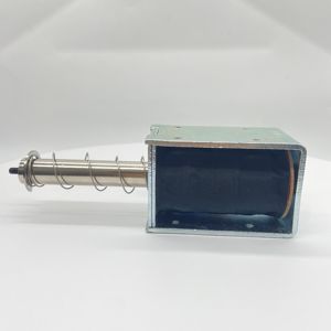 अनुकूलित 50 मिमी स्व-होल्डिंग सोलनॉइड/पुश पुल सोलेनोइड/dc 12v 24v सोलनॉइड/dc 12v 24v सोलनॉइड - Product Image 3