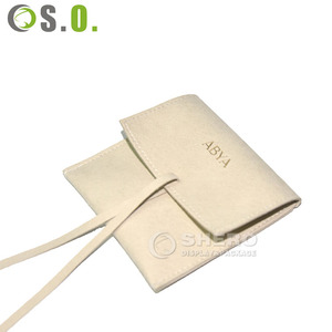 Bolsitas de Microfibra de Gamuza Personalizadas para Joyería, Bolsitas con Lazo para Monedas, Collares y Pulseras, Nueva Llegada - Product Image 4