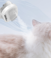 Brosse de toilettage pour animaux de compagnie de haute qualité logo personnalisé brosse autonettoyante sèche-cheveux 3 en 1 kit de toilettage pour animaux de compagnie