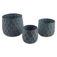 Pot Bunga Logam Gaya Industrial Terlaris dengan Desain Modern untuk Dekorasi Rumah Indoor Outdoor Tersedia Untuk Dijual