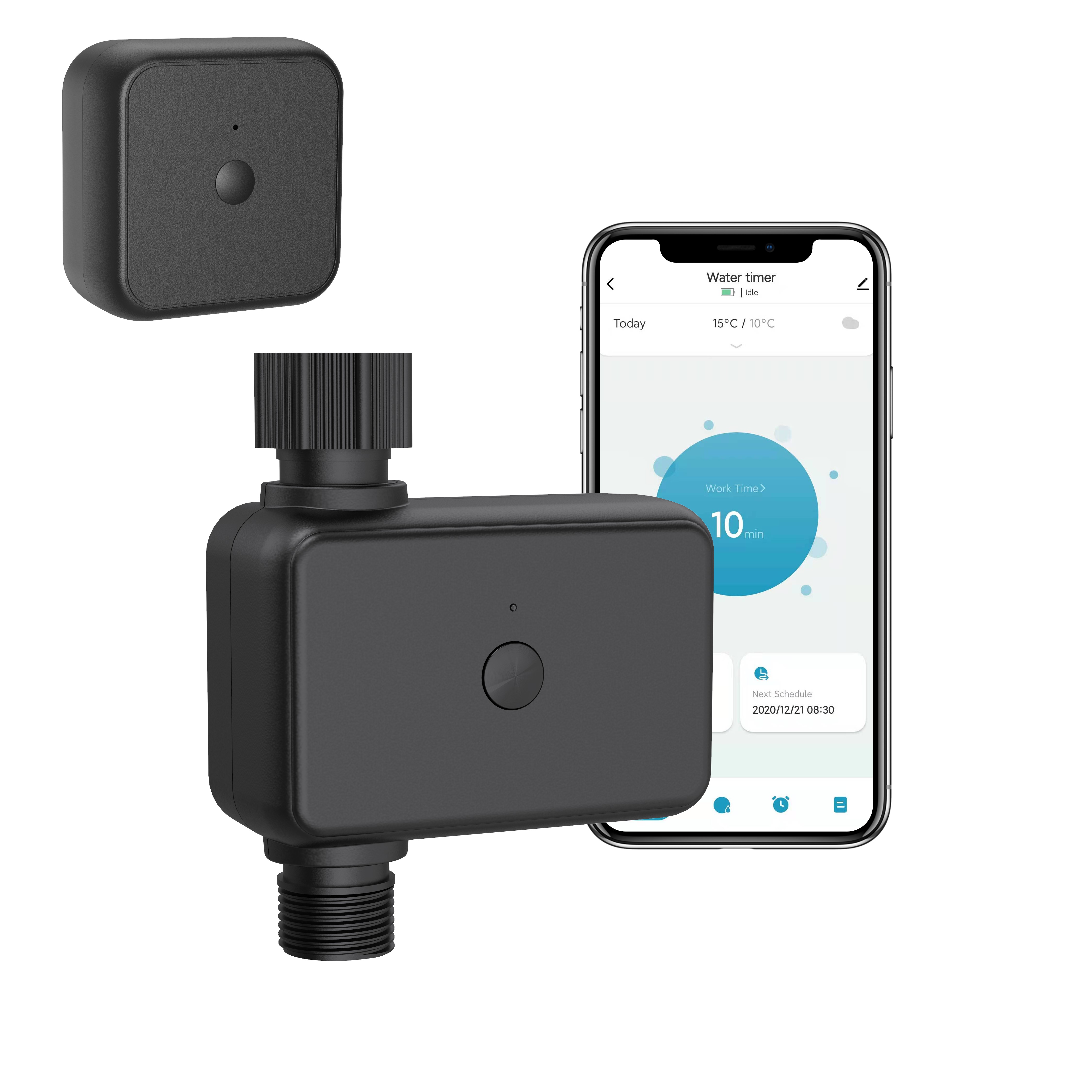 Садовый умный таймер для полива, контроллер, система, клапан, шланг, разбрызгиватель, маленький шланг, таймер, Tuya, WiFi концентратор, таймеры для полива