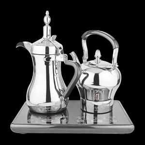 Elegante Cafetera Árabe Artesanal Dallah, Tradicional de Oriente Medio, para Servir Café en el Hogar y Cafeterías de Lujo, CP059 El - Product Image 3