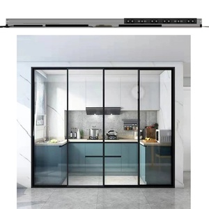 Ouvre-portes automatiques modernes en alliage d'aluminium, silencieux, stables, sécurisés, anti-pincement, à commande informatique, pour garages et hôtels (usage commercial et industriel) - Product Image 6