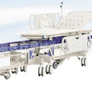 Carrito de Emergencia de Acero Inoxidable 1900*600*780mm con Dos Ruedas Grandes y Dos Pequeñas para Transporte Médico - Product Image 3