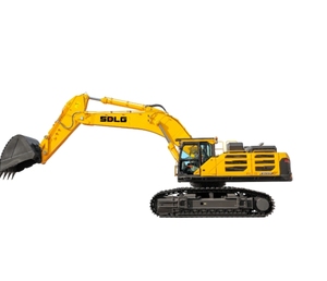 Excavatrice sur pneus E6650H de fabrication chinoise, la plus efficace, avec moteur, pompe, boîte de vitesses et PLC - Product Image 5