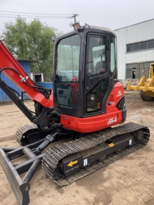 รถขุดขนาดเล็กมือสอง KUBOTA U55 U55-4 น้ำหนัก 5 ตัน 5.5 ตัน 6 ตัน รถขุดใช้แล้ว มาตรฐาน CE EPA บุ้งกี๋ ผลิตในญี่ปุ่น พร้อมหัวเจาะแท้ - Product Image 2