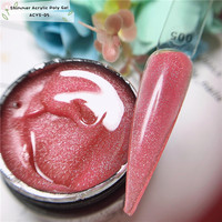Offre Spéciale Deroi Acrylic Poly Gel Nail de haute qualité Shimmer Poly Gel Nail Set Extension OEM ODM Hard Gel Nail Builder dans une bouteille