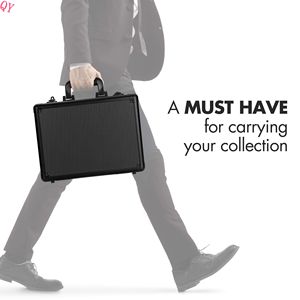 Q Y Factory-made Custom Procurement Product Large Aluminum Trading Card Display Box, Lockable, Jewelry Collection Display Cabine - Product Image 1