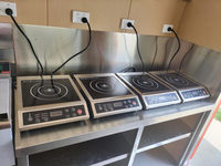 Restaurant en conteneur modulaire extérieur Etodevice de 20 pieds avec bar en conteneur préfabriqué et cuisine en conteneur