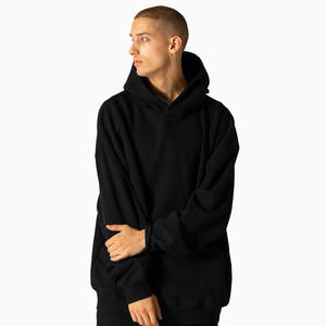 Premium personnalisé sweat à capuche surdimensionné hommes Vintage coton pulls poids lourd lavé sweats Streetwear Boxy sweats à capuche - Product Image 1