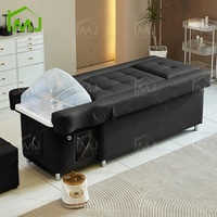 Chaise de lavage de cheveux inclinable pour salon de coiffure, table de massage thaïlandaise, lit de pédicure et de shampoing