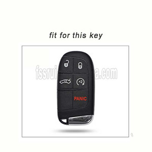 Funda de fibra de carbono para llave de coche, carcasa para fiat viaggio, dart, panda, freemont 500, <span class=keywords><strong>fiorino</strong></span>, qubo, tipo PF, accesorios de estilismo - Product Image 2
