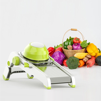 Trancheuse à Mandoline, trancheuse à légumes améliorée, cuisine, épaisseur réglable, coupe-aliments