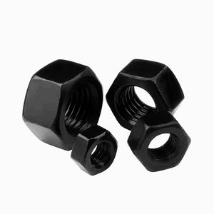 Écrou hexagonal haute résistance de marque ZF A194 <span class=keywords><strong>2H</strong></span> BSF 1 3/4 3/8 5/8 1/4 1/2-8 en acier allié, finition oxyde noir, industrie lourde - Product Image 4