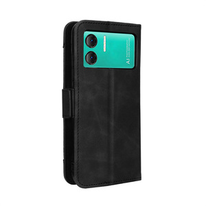 Étui portefeuille à rabat en cuir à rayures végétales avec emplacements multi-cartes pour téléphone <span class=keywords><strong>Doogee</strong></span> <span class=keywords><strong>X98</strong></span>/<span class=keywords><strong>X98</strong></span> <span class=keywords><strong>Pro</strong></span> - Product Image 1
