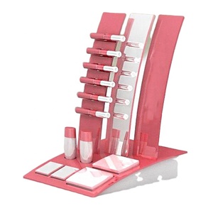 Acrylic Countertop Son môi hiển thị đứng với backboard đồ họa cho nhiều mỹ phẩm Lip Balm giới thiệu trong vẻ đẹp cửa hàng - Product Image 1