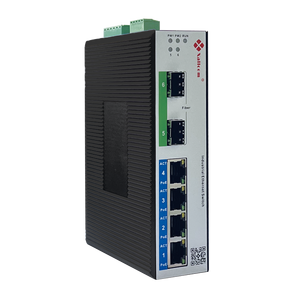 מתג תעשייתי מנוהל 2GE SFP 4GE נחושת עם Vlan, SNMP ופונקציית PoE - Product Image 2