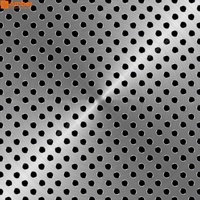 Plaques métalliques perforées sur mesure en aluminium micro-perforé de 1,4 mm, 2 mm, 8 mm de diamètre
