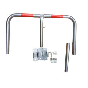 Barrière de stationnement manuelle YH3656, support de verrouillage de stationnement, acier galvanisé, barrière pliable, étanche, sécurité, verrouillage de position, barrière de stationnement électrique - Product Image 1