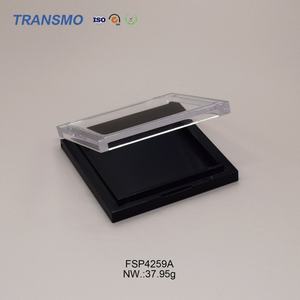 Boîte à poudre vide, conteneur de fard à joues, palette de fard à paupières carrée en plastique, palette de contour, emballage de maquillage transparent - Product Image 4
