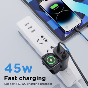 Merryking UCKA Certificado compatible con <span class=keywords><strong>Apple</strong></span> <span class=keywords><strong>Watch</strong></span> 9 Series EU UK Plug 43W 45W Cargador <span class=keywords><strong>de</strong></span> reloj - Product Image 5