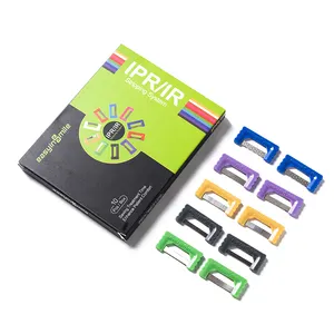 Easyinsmile - Kit de sistema de descascamento IPR manual para instrumentos ortodônticos, tira para uso de polimento dental