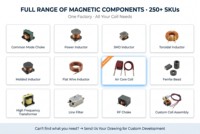 Inductor de modo común de alambre plano horizontal Zhongwei SQ1010-2MH/1.5A 2mH, filtro de línea de alta frecuencia EMI 1.5A 50kHz-1MHz