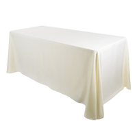Nappe rectangulaire en polyester de haute qualité, nappes décoratives de luxe pour banquet et mariage