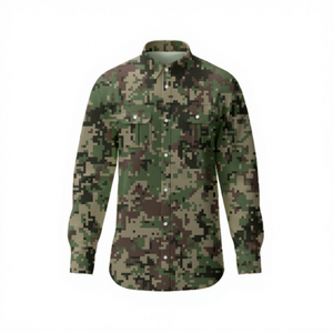 Chemise Homme 2026 à Manches Longues, Col Rabattu, 100% Polyester, Respirante, Écologique, Séchage Rapide, Coupe Classique, Style Smart Casual, Tissée, ODM - Product Image 4