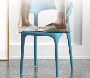 Sillas de Comedor de Plástico de Diseño Italiano, Venta al por Mayor, Muebles para el Hogar y Restaurantes, Uso Interior y Exterior, Silla Pétalo - Product Image 5