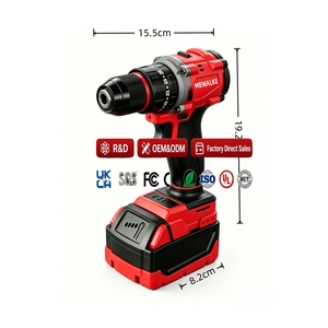 <span class=keywords><strong>Kit</strong></span> Combinado de <span class=keywords><strong>Taladro</strong></span> Inalámbrico sin Escobillas Compatible con Baterías Milwauk <span class=keywords><strong>M18</strong></span> y Makita de 18 V para Uso en Reparaciones de Taller y Garaje - Product Image 2