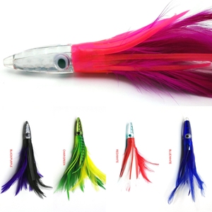 Oberrechts RJ320 Federn-Trollei-Köder 32 g Jig Fishing Köder Acrylkopf Oktopus-Rocken Maschine Köder <span class=keywords><strong>Marlin</strong></span>-Thunfisch-Köder - Product Image 2