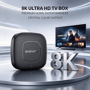 Nuevo Decodificador de TV Inteligente <span class=keywords><strong>Android</strong></span> 8K Ultra HD, Decodificador <span class=keywords><strong>IPTV</strong></span> Compatible con WiFi 6, Reproductor de Contenido Multimedia - Product Image 2