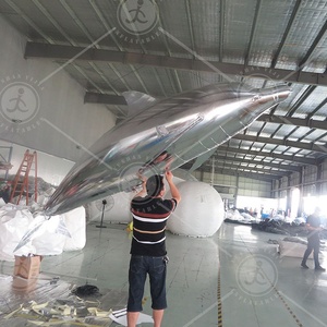 Custom Party Decoration Remote Control Flight Helium <strong>Dolphins</strong> Cartoon Advertising Inflatable <strong>Flying</strong> <strong>Dolphin</strong> - Product Image 3