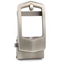Hebilla de cinturón automática de metal hueco cepillado sin imán, ¡gran oferta!