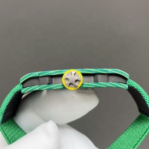 2026 Best Selling Luxury <strong>Watch</strong> Ultra Thin Ultra Light Green 67-02 Carbon Fiber Material Men's Trend Mechanical <strong>Watch</strong> - Product Image 3