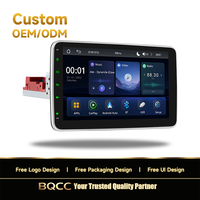 Autoradio BQCC 9 pouces 1Din IPS MP5 avec écran Carplay, lecteur multimédia MP5, Mirrorlink, RDS, BT, FM, GPS, stéréo de voiture coloré pour usage universel