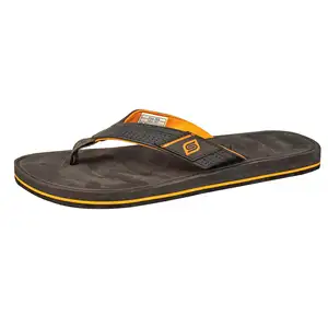 custom print pvc strap waterproof man embossed massage pvc flat slipper soft eva outdoor eva beach slippers flip flops